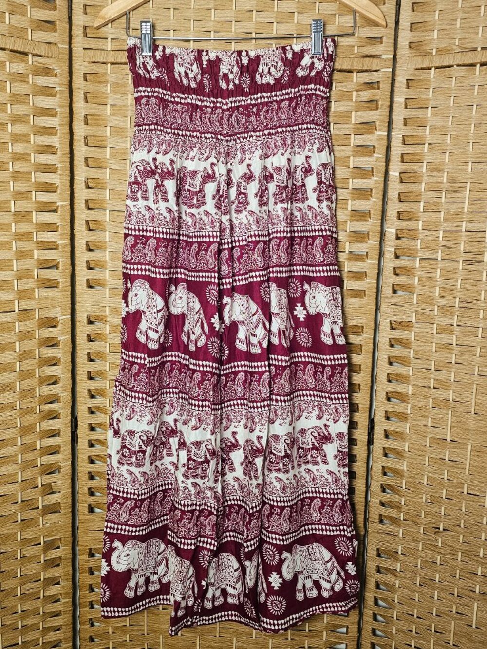 Kathmandu Elephant Skirt Red OS NWT